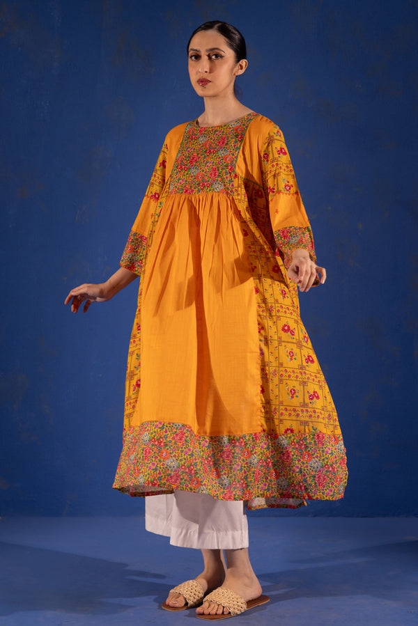 Blush Field Flared Kurta