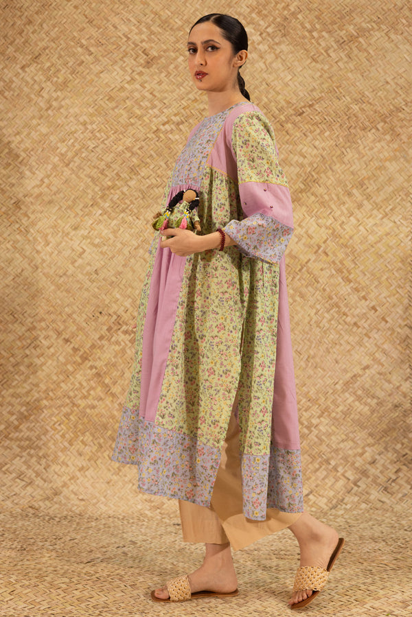 Blush Field Flared Kurta