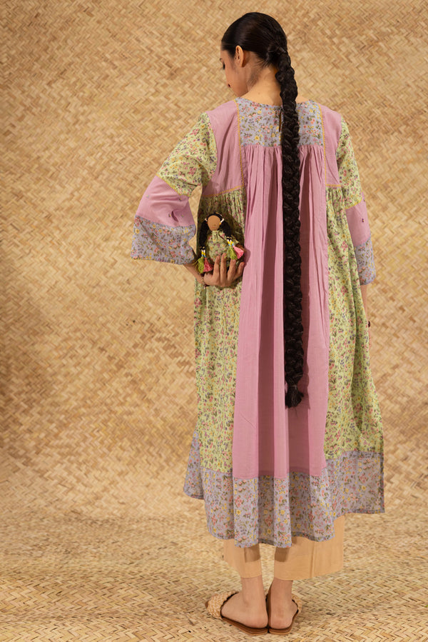 Blush Field Flared Kurta