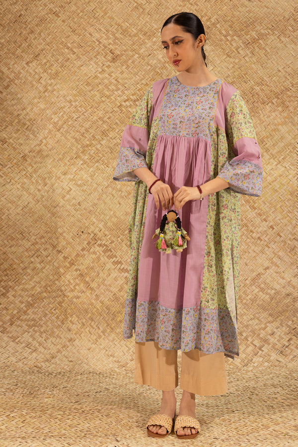 Blush Field Flared Kurta