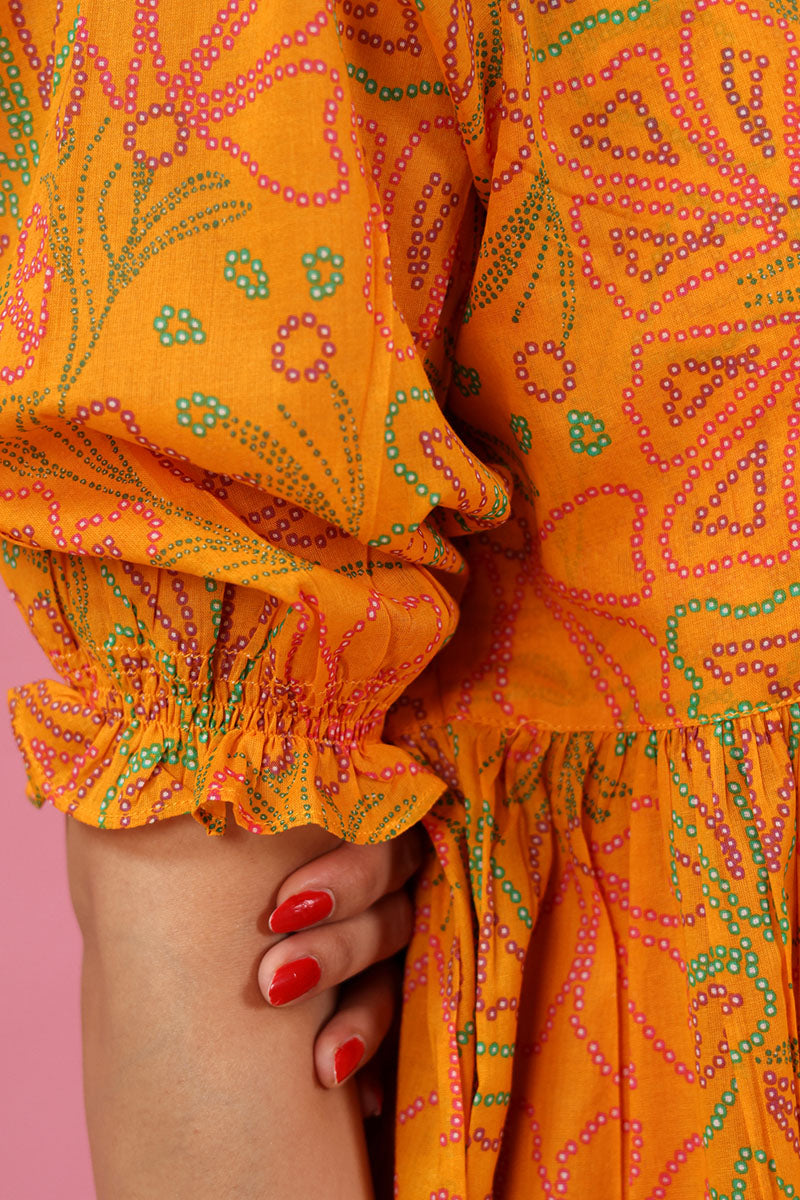 Marigold Muse Tiered Dress