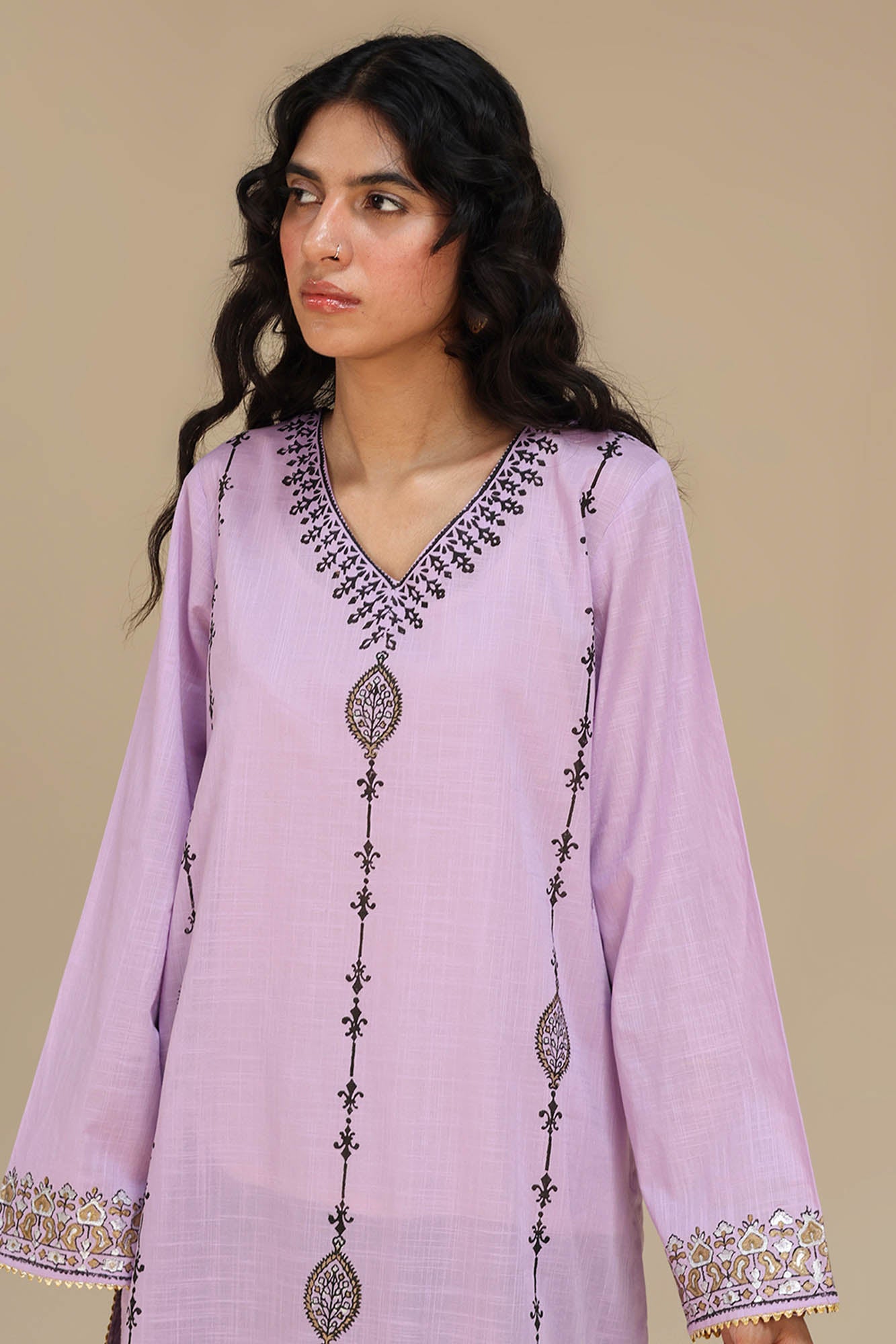Hand-Block Printed Kurta