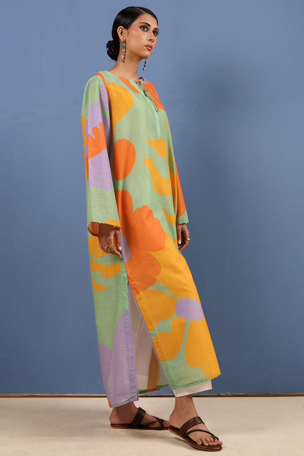 Sky Bloom Kurta