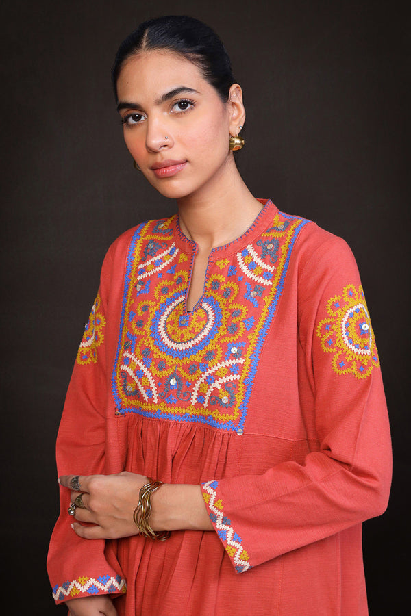 Timeless Charm Rangoli Kurta