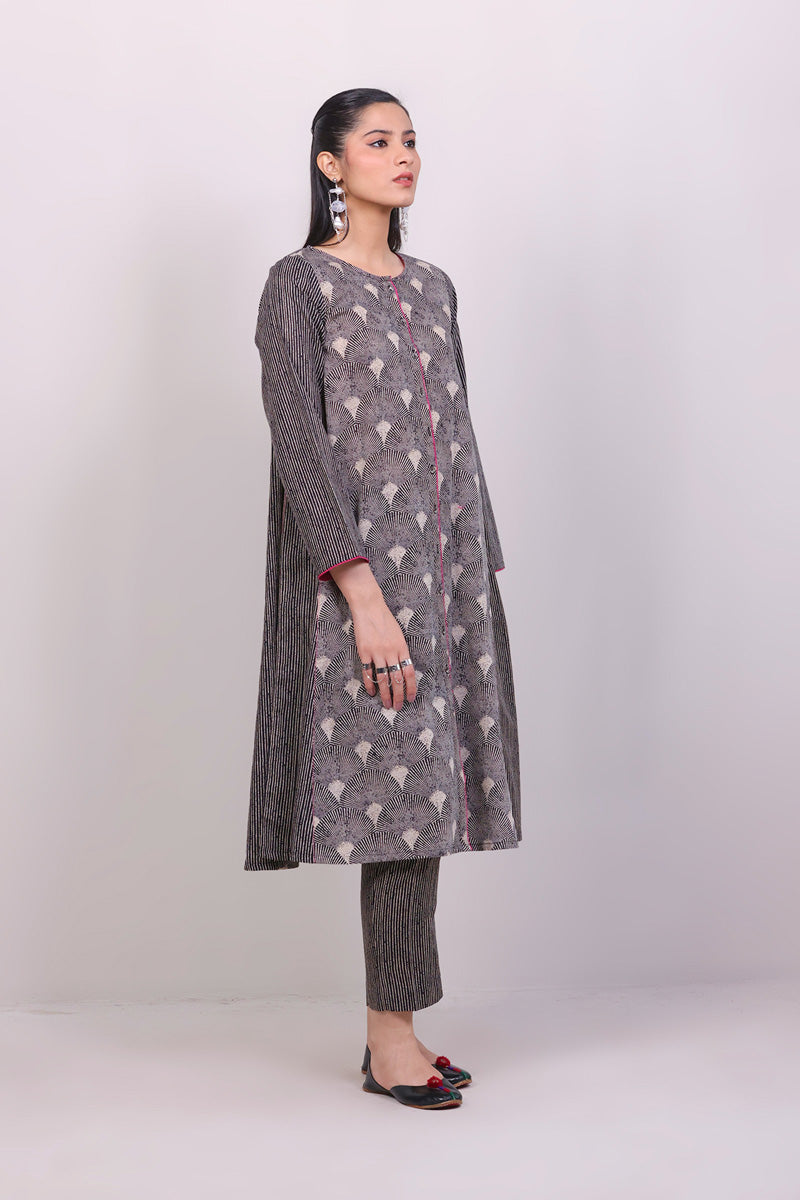 Art Deco Printed Suit