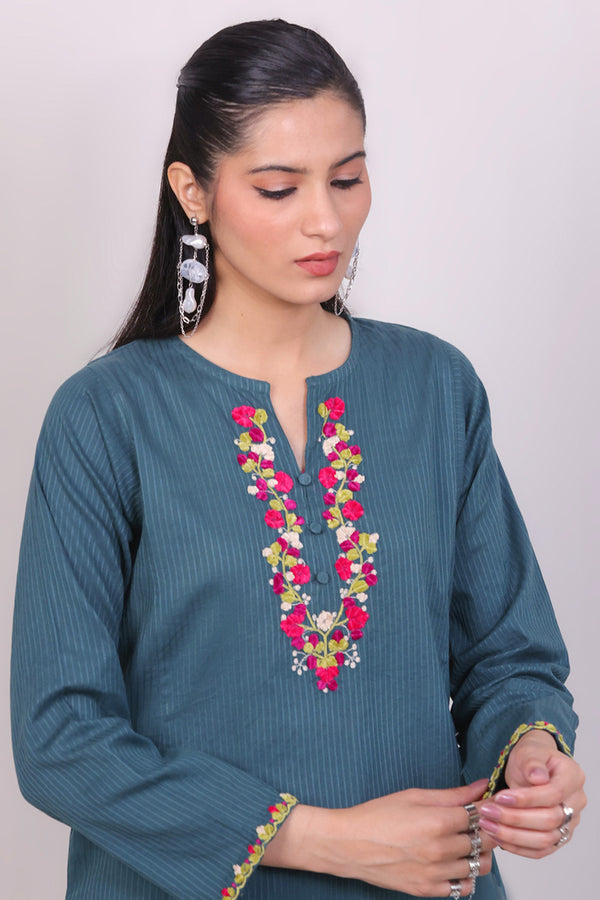Exotic Blooms 2 Piece Suit