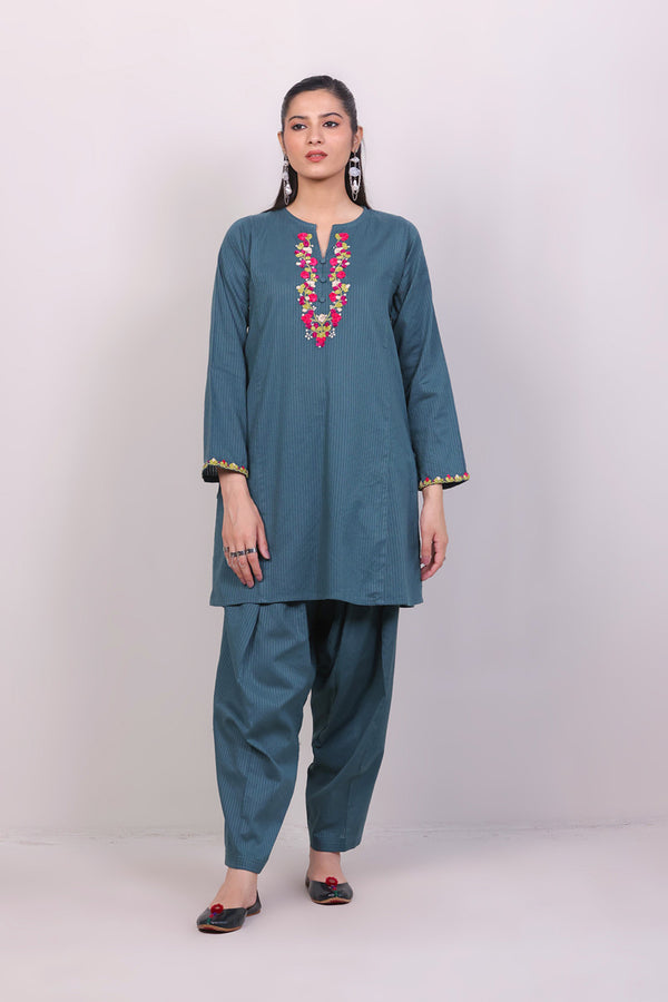 Exotic Blooms 2 Piece Suit