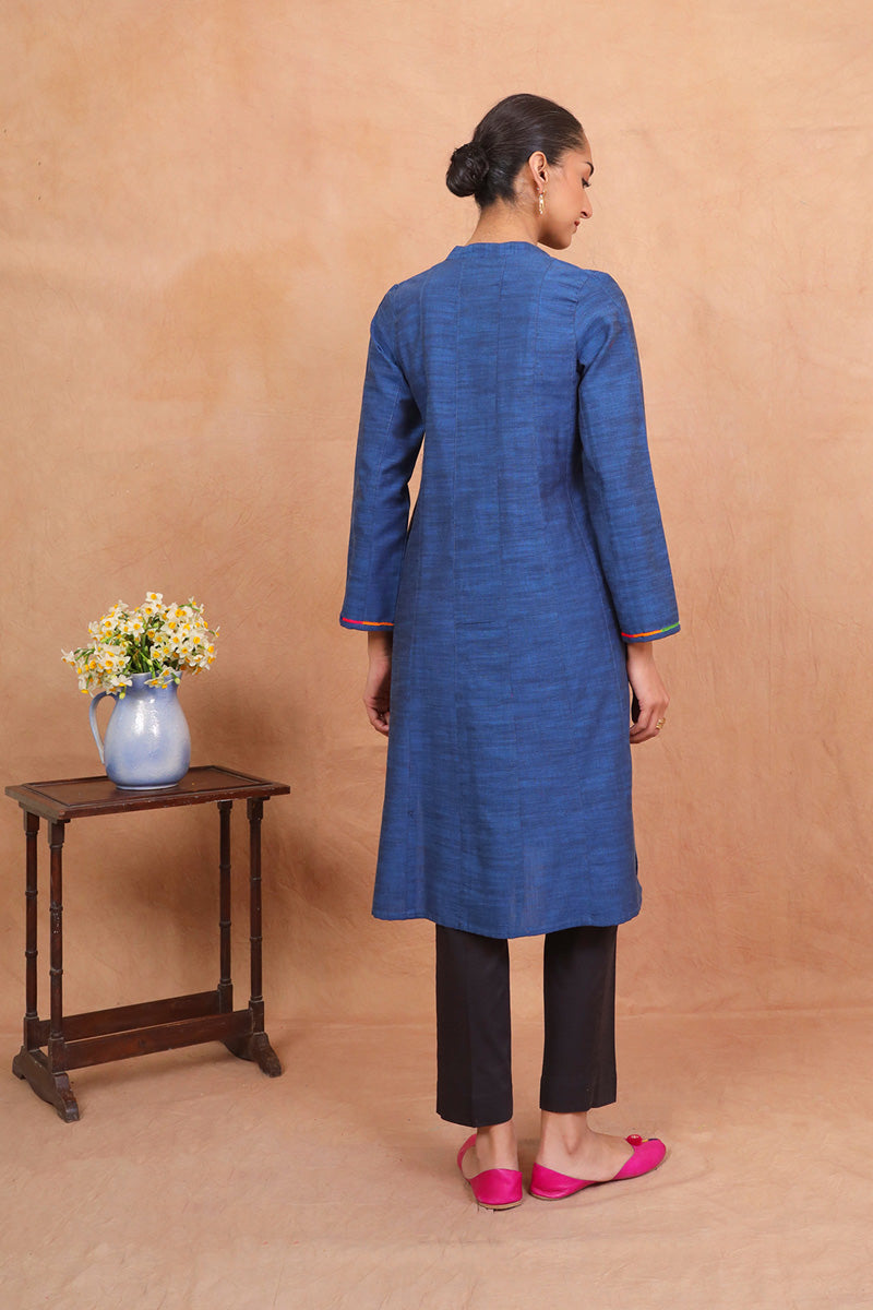 Whimsical Diaries Kurta Blue