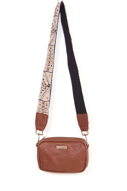 Embroidered Strap Cross Body