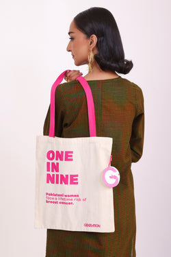 Pink Tote Bag
