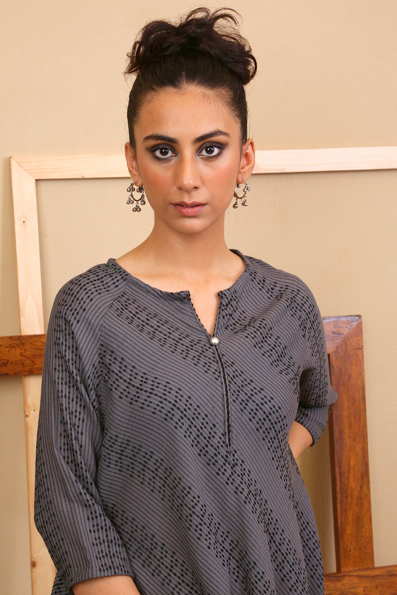 Trellis Printed Kurta