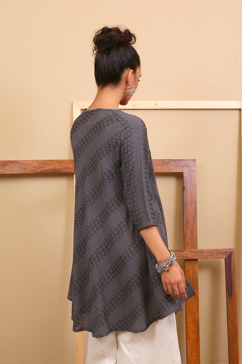 Trellis Printed Kurta