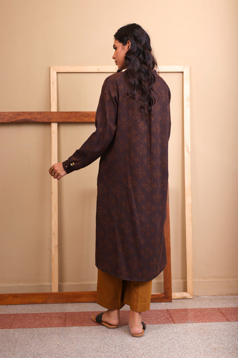 Trellis Printed Kurta