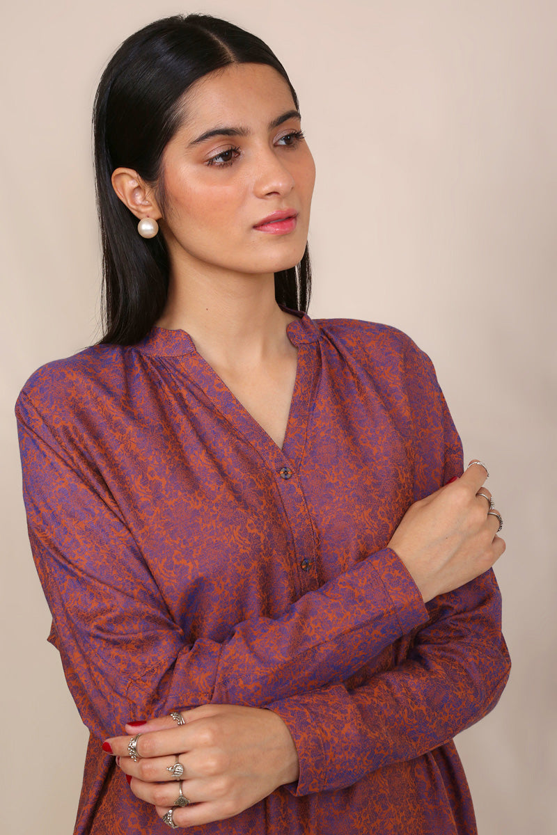 Woven Lattice Tunic