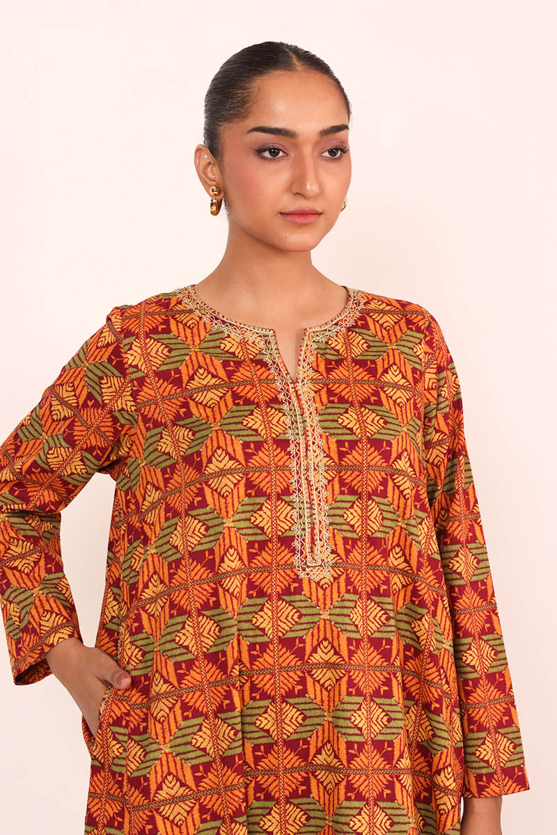 Embroidered Gulkari 2 Piece