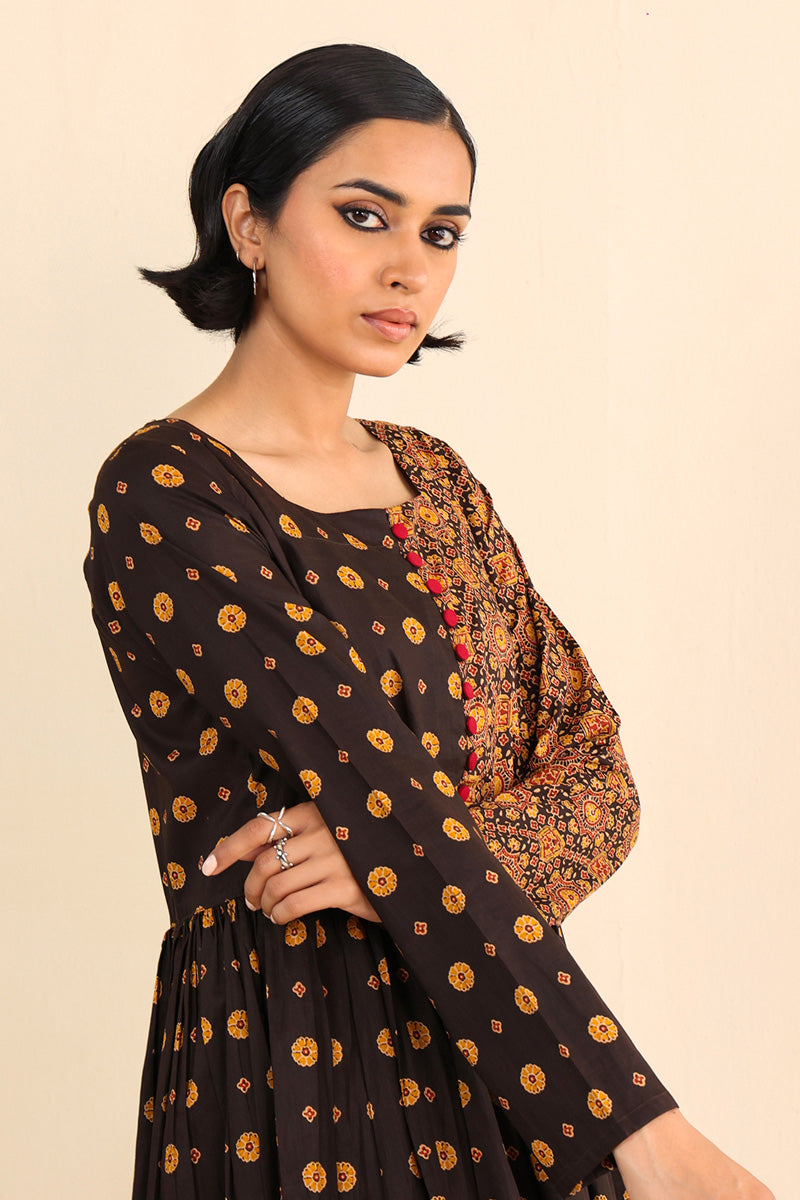 Ajrak Dress