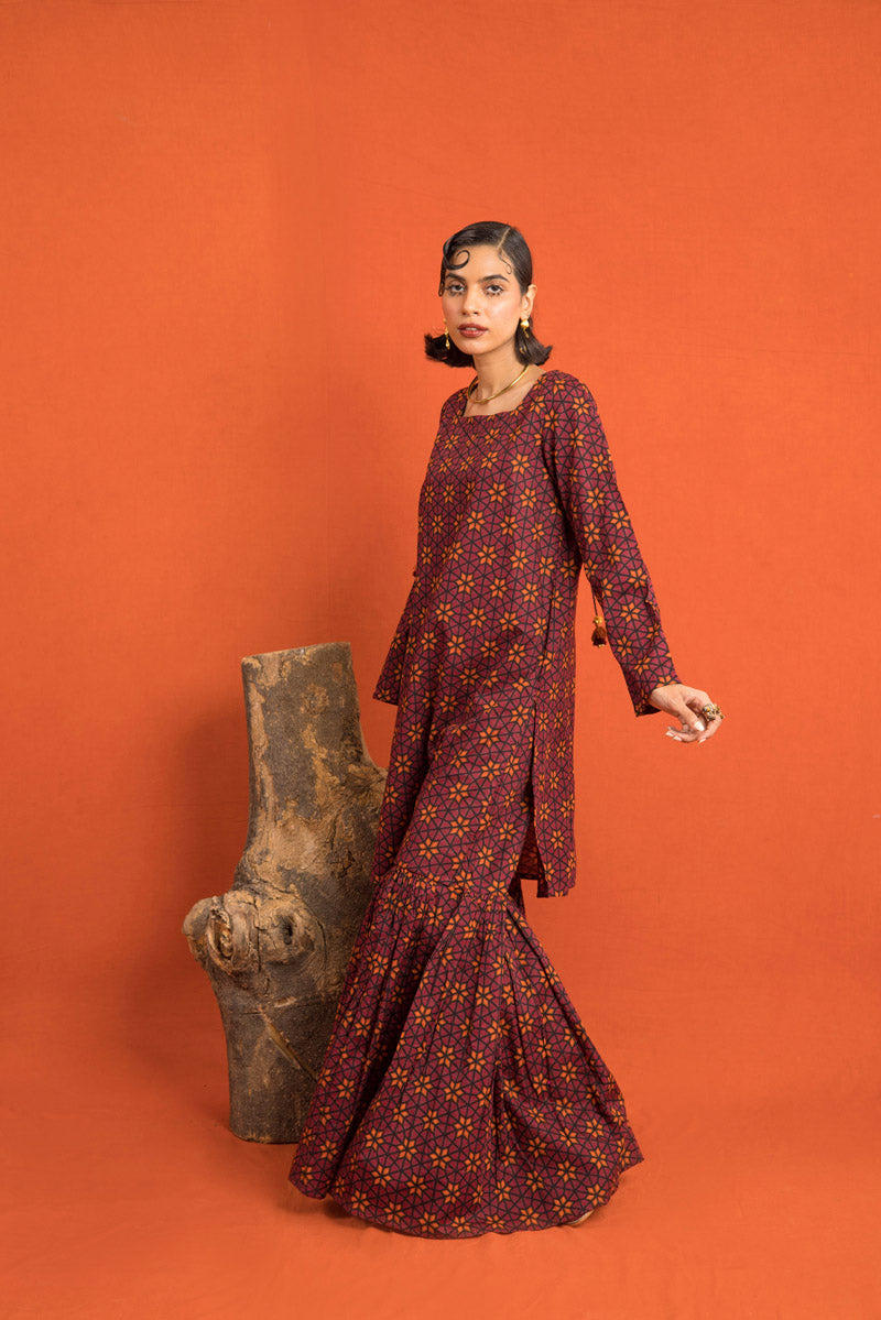 Stained Glass Gharara 2 Piece