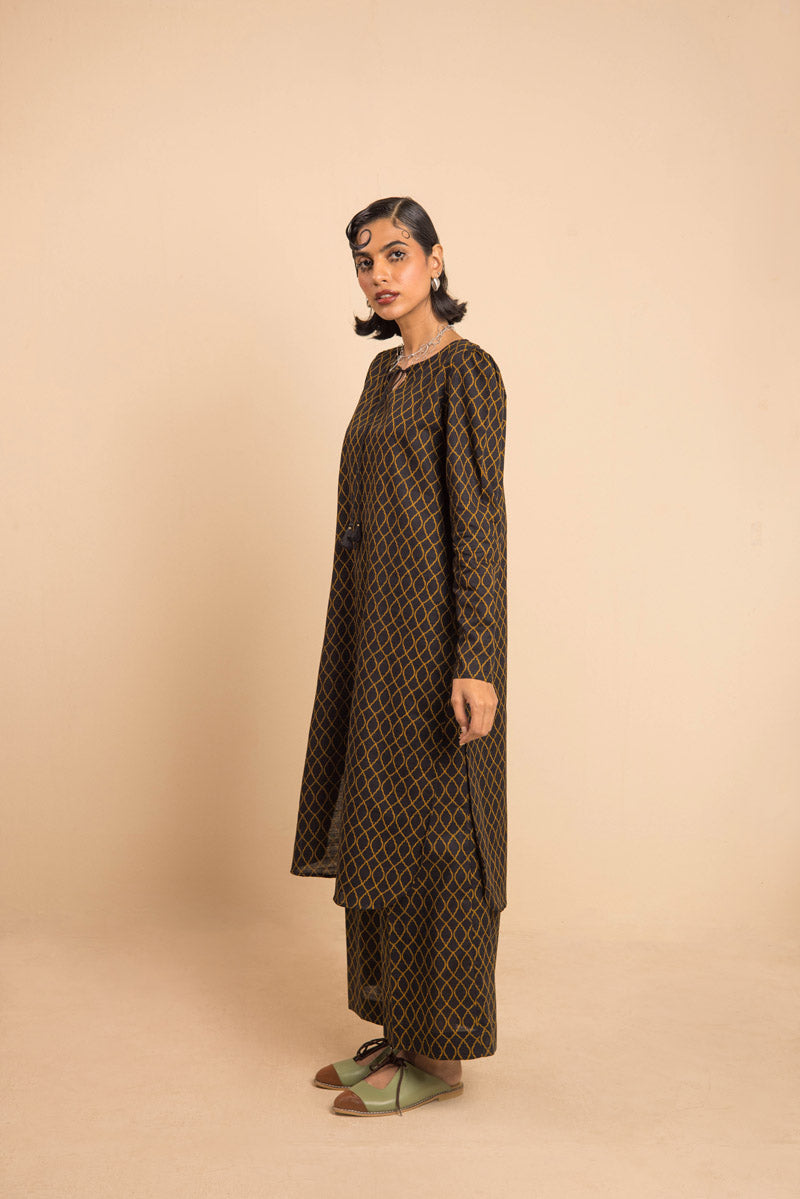 Puffed Charbagh 2 Piece