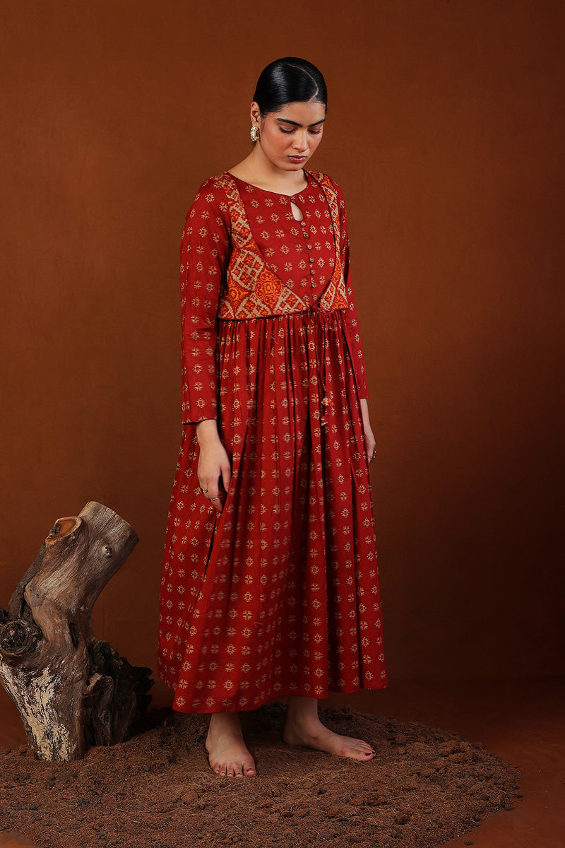 Indonesian Colour Blocked Dress