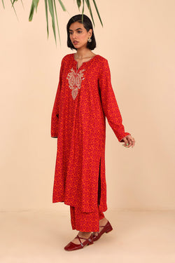 Embroidered Zawiya 2 Piece