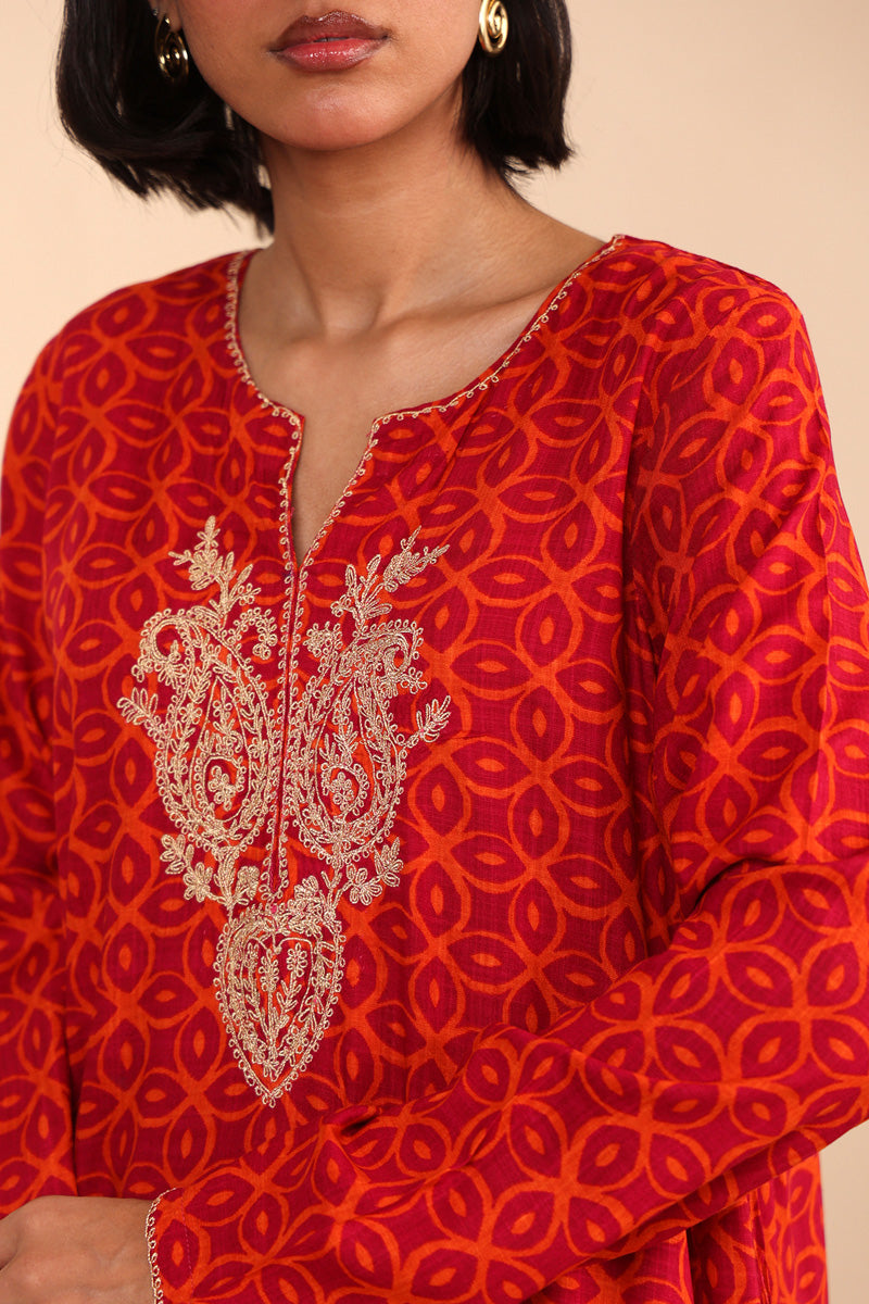 Embroidered Zawiya 2 Piece