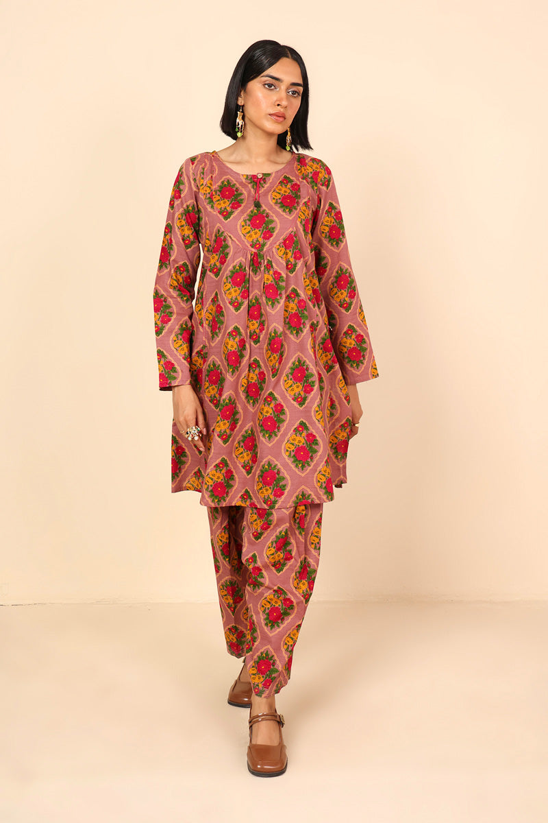 Printed Charbagh 2 Piece