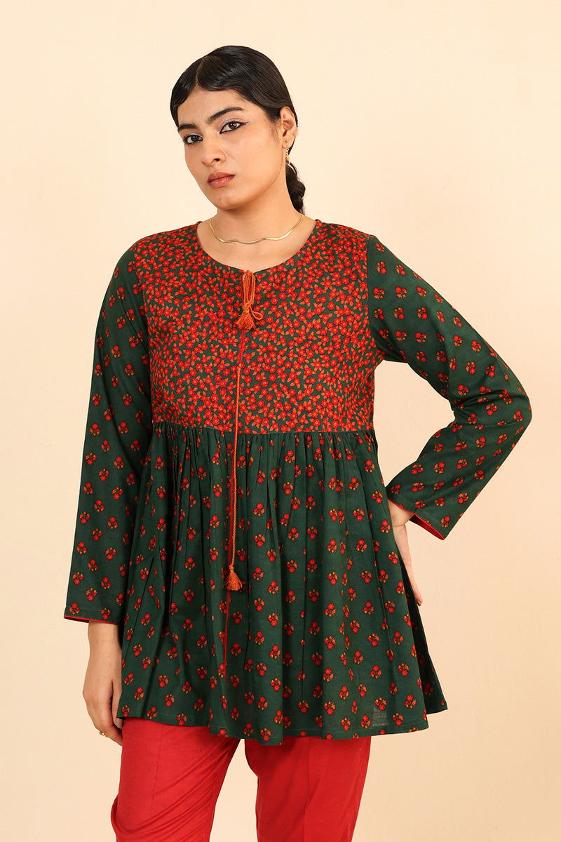 Valley Of Flowers Kurti