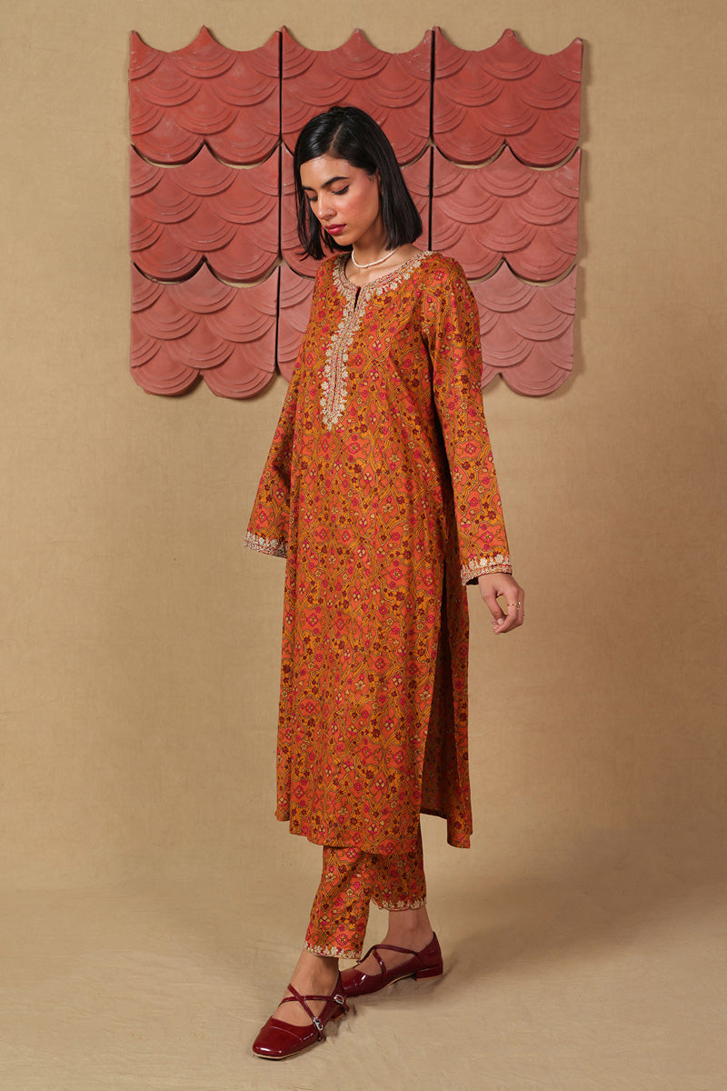 Persian 2-Piece Embroidered Suit