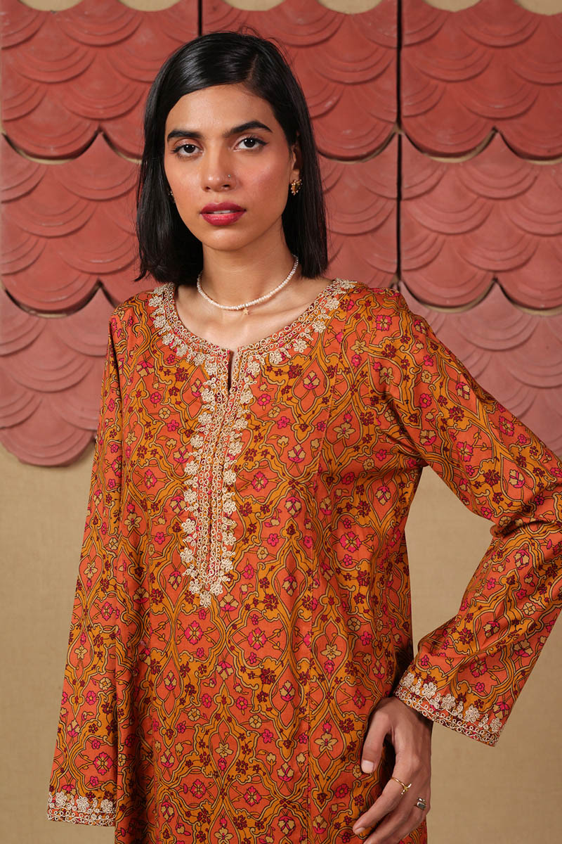 Persian 2-Piece Embroidered Suit