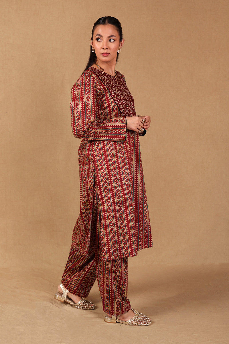 Printed Mysore 2 Piece