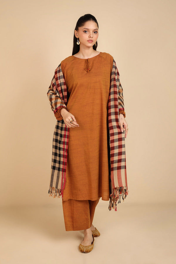 Vibrant Yarn Dyed Shawl