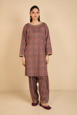 Bagru Embroidered 2-Piece