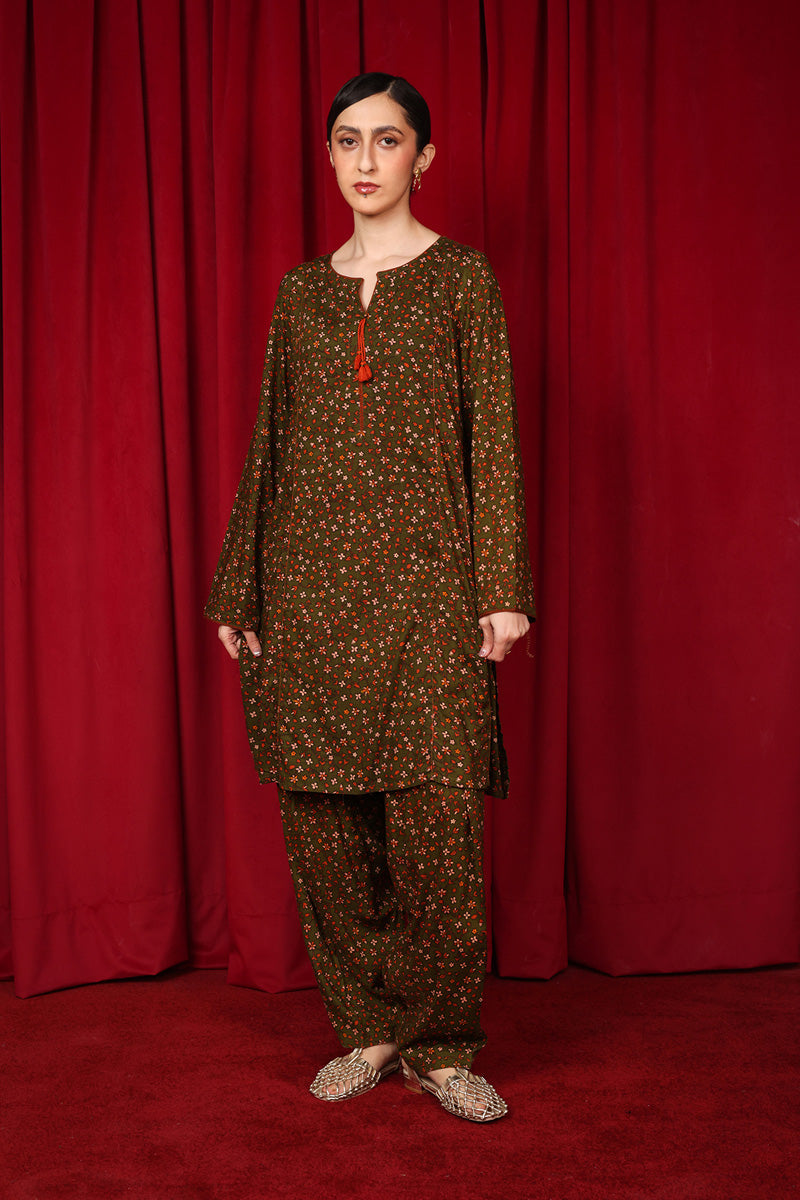 Printed Khizan Two-Piece