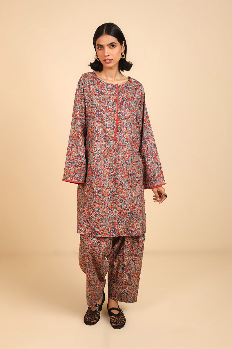 Printed Bagru 2 Piece Set