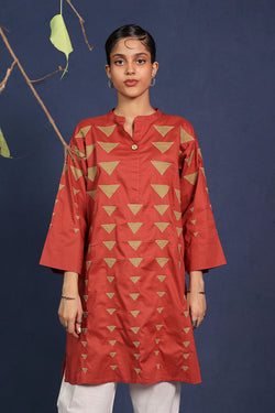 African Collage Kurti