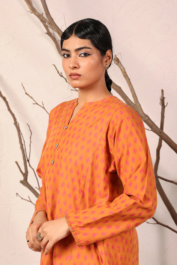 Floral Ikat Kurti