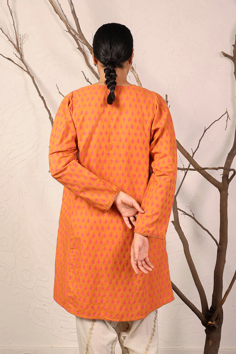 Floral Ikat Kurti