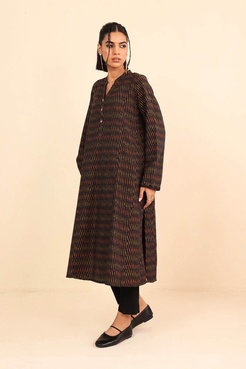 Floral Ikat Kurta