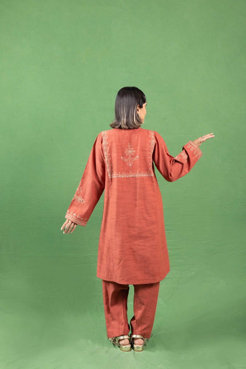 Embroidered Nursitan 2 Piece