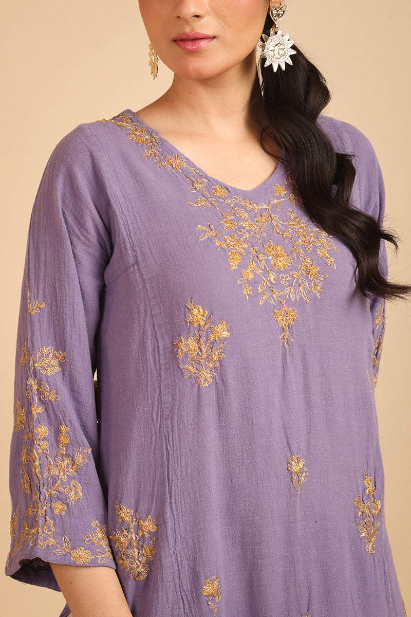 Embroidered Sona Chandi Kurta