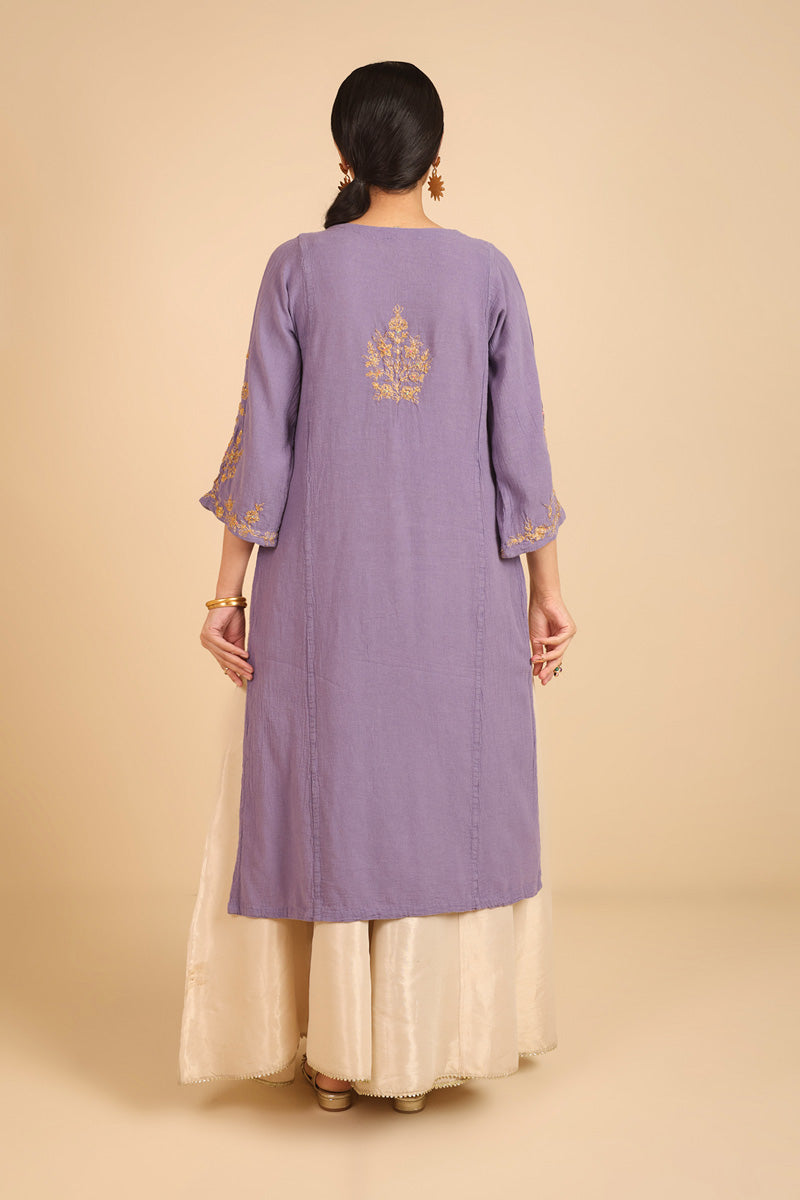 Embroidered Sona Chandi Kurta