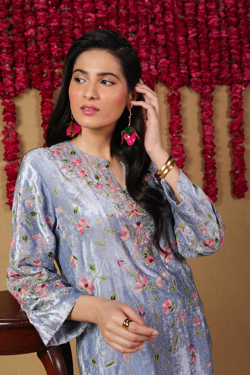 Marorri Velvet Chintz 2-Piece Suit