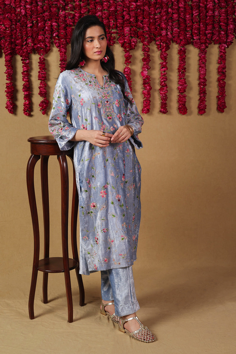 Marorri Velvet Chintz 2-Piece Suit