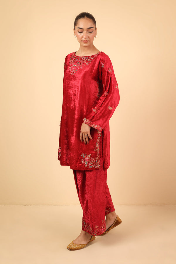 Marorri Velvet Embroidered Set