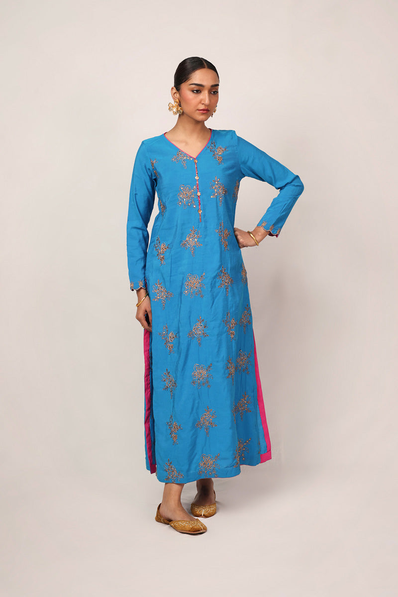 Nawabi Gota Opal Suit