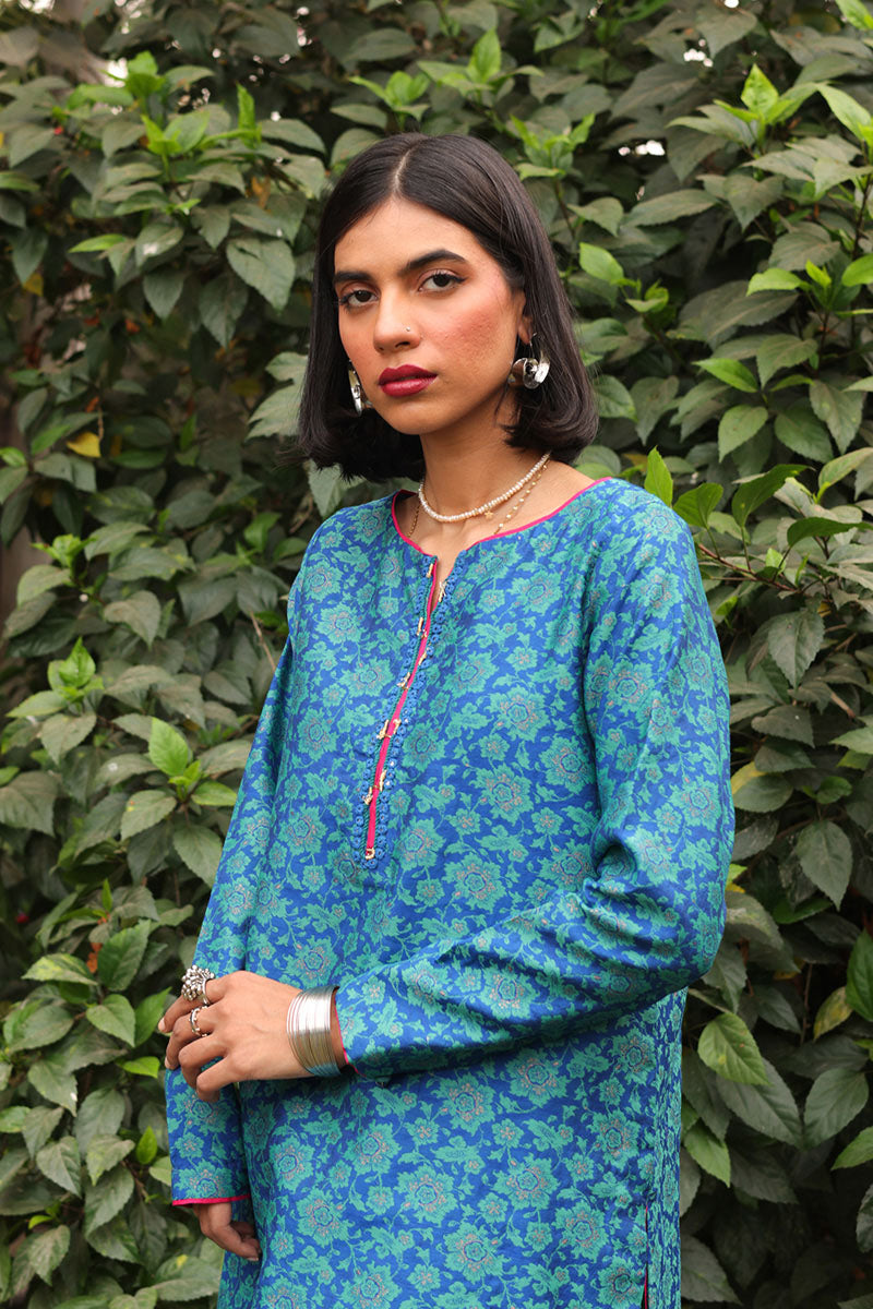 Naqsh Jacquard Asmani Set