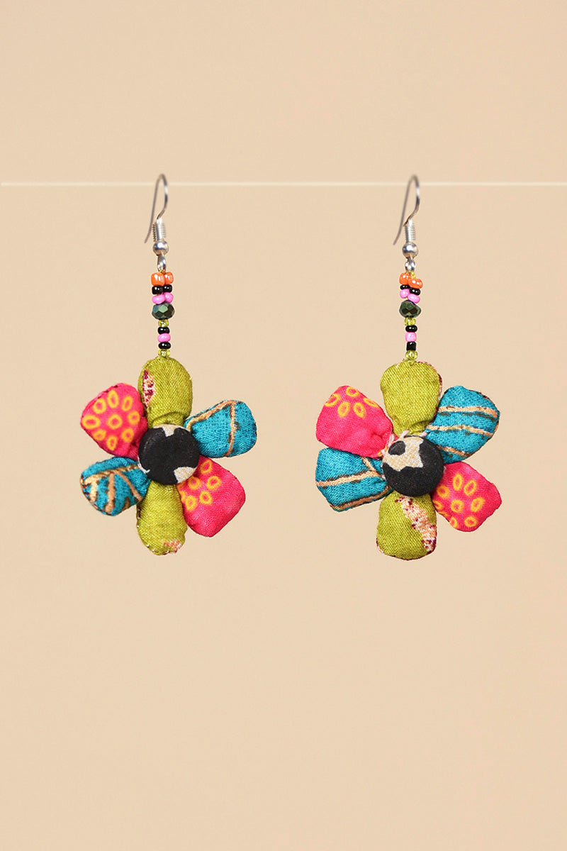 Multi Flower Earrings