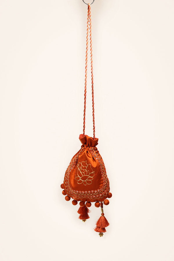 Zari Phool Potli Pouch