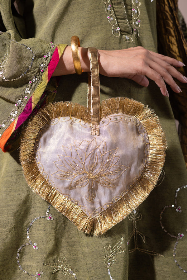 Gilded Heart Potli