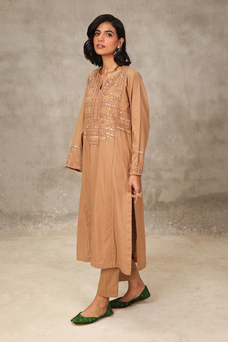 Panelled Night Folks Kurta 2 Piece